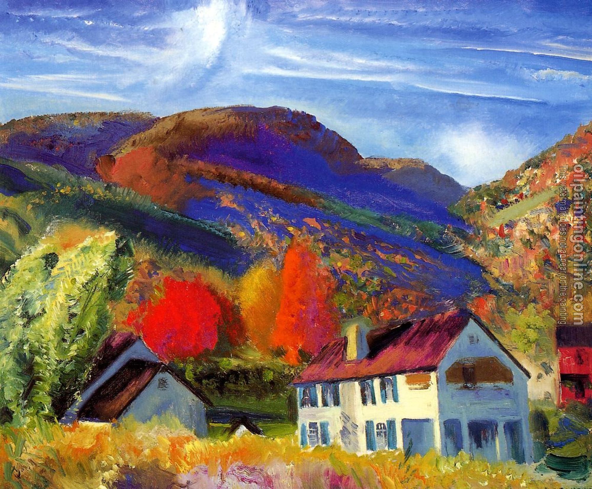 Bellows, George - My House, Woodstock